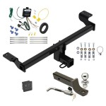 Reese Trailer Tow Hitch For 21-23 Lincoln Corsair 23-23 Ford Escape Except Plug-In-Hybrid Deluxe Package Wiring 2" Ball Mount and Lock