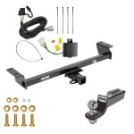 Reese Trailer Tow Hitch For 16-22 Lexus RX350 16-21 RX450h Complete Package w/ Wiring and 2" Ball