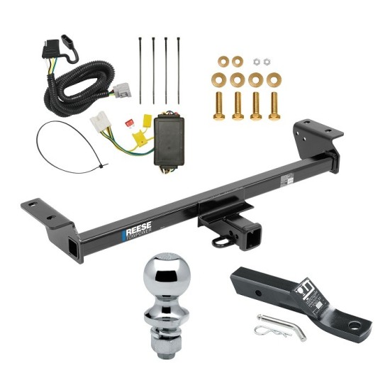 Reese Trailer Tow Hitch For 16-22 Lexus RX350 16-21 RX450h 2" Receiver Complete Package w/ Wiring and 1-7/8" Ball