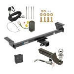 Reese Trailer Tow Hitch For 16-22 Lexus RX350 16-21 RX450h Deluxe Package Wiring 2" Ball Mount and Lock