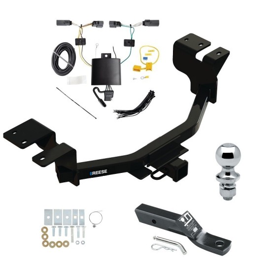 Reese Trailer Tow Hitch For 22-23 Ford Maverick Class 3 2" Receiver Complete Package w/ Wiring and 1-7/8" Ball