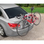 Reese 2 Bike Rack Trunk Mount for Car SUV or Hatchback Trunk Mounted Bicycle Carrier w/ 4 Straps