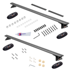 Rola 165lb 51" Roof Rack Cross Bars w/ Keys For Fiberglass Surfaces Truck Cabs Camper Sheells Hard Tonneau Covers RV and Pop-up Camper tops