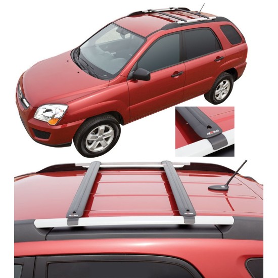 Rola Roof Rack fits 05-10 KIA Sportage with Factory Rails Roof Rack Cross Bars Rola Easy Mount Roof Top