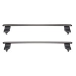 Rola Roof Rack Cross Bars For 05-22 Toyota Tacoma Double Cab w/ 8 Lock Cores For Cargo Kayak Luggage Etc. Complete Kit