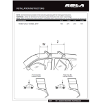 Rola Roof Rack Cross Bars For 16-21 Honda Civic Sedan Aluminum Extreme Cross Bar DFE Series