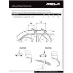 Rola Roof Rack Cross Bars w/ Keys For 11-18 Volkswagen Jetta Sedan Aluminum Extreme Cross Bar DFE Series