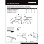 Rola Roof Rack Cross Bars For 06-14 Volkswagen Golf Rabbit GTI Aluminum Extreme Cross Bar DFE Series