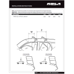 Rola Roof Rack Cross Bars w/ Keys For 09-19 Ford Flex Aluminum Extreme Cross Bar DFE Series