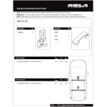 Rola Roof Rack Cross Bars w/ Keys For 12-21 Volkswagen Passat Aluminum Extreme Cross Bar DFE Series