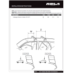 Rola Roof Rack Cross Bars w/ Keys For 12-21 Volkswagen Passat Aluminum Extreme Cross Bar DFE Series