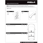 Rola Roof Rack Cross Bars w/ Keys For 13-20 Dodge Journey Aluminum Extreme Cross Bar DFE Series