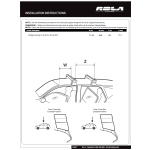 Rola Roof Rack Cross Bars w/ Keys For 13-20 Dodge Journey Aluminum Extreme Cross Bar DFE Series