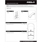 Rola Roof Rack Cross Bars w/ Keys For 09-17 Nissan Quest Aluminum Extreme Cross Bar DFE Series