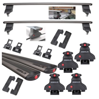 Rola Roof Rack Cross Bars For 15-22 Chevrolet Colorado GMC Canyon Extended Cab ONLY For Cargo Kayak Luggage Etc. Complete Kit