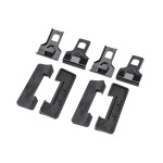 Rola Roof Rack Cross Bars For 05-22 Toyota Tacoma Double Cab w/ 8 Lock Cores For Cargo Kayak Luggage Etc. Complete Kit
