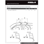 Rola Roof Rack Cross Bars w/ Keys For 13-20 Ford Fusion Aluminum Extreme Cross Bar DFE Series