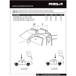 Rola Roof Rack Cross Bars For 09-18 Dodge RAM 1500 2500 3500 19-22 Classic Only Aluminum Extreme Cross Bar DFE Series