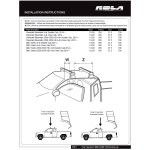 Rola Roof Rack Cross Bars For 14-18 (2019 LD only) Silverado Sierra 1500 15-19 2500 3500 Double & Crew Cab Aluminum Extreme Cross Bar DFE Series