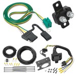 Trailer Hitch 7 Way RV Wiring Kit For 96-03 Chevy Express GMC Savana Plug Prong Pin Brake Control Ready