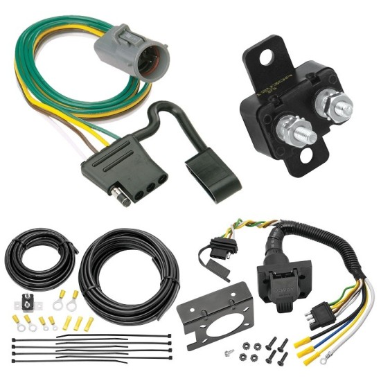 Trailer Hitch 7 Way RV Wiring Kit For 95-01 Ford Explorer 98-99 Ranger Plug Prong Pin Brake Control Ready