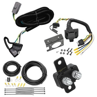 Trailer Hitch 7 Way RV Wiring Kit For 01-02 Toyota Sequoia Plug Prong Pin Brake Control Ready