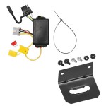 Trailer Wiring and Bracket For 07-12 Mazda CX-7 w/Factory Tow Package Plug & Play 4-Flat Harness