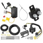 Trailer Hitch 7 Way RV Wiring Kit For 07-12 Mazda CX-7 w/Factory Tow PKG Plug Prong Pin Brake Control Ready