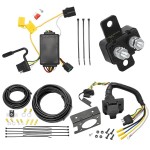 Trailer Hitch 7 Way RV Wiring Kit For 07-12 Hyundai Santa Fe w/ Factory Tow PKG Plug Prong Pin Brake Control Ready