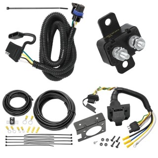 Trailer Hitch 7 Way RV Wiring Kit For 10-16 Cadillax SRX w/Factory Tow PKG Plug Prong Pin Brake Control Ready