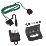 Trailer Wiring and Bracket w/ Light Tester For 20-23 Buick Encore GX 21-24 Chevrolet Trailblazer Plug & Play 4-Flat Harness