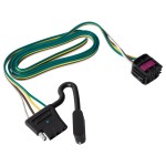 Trailer Wiring and Bracket w/ Light Tester For 20-23 Buick Encore GX 21-24 Chevrolet Trailblazer Plug & Play 4-Flat Harness