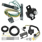 Trailer Hitch 7 Way RV Wiring Kit For 92-97 Ford Crown Victoria Mercury Grand Marquis 94-04 Mustang Plug Prong Pin Brake Control Ready