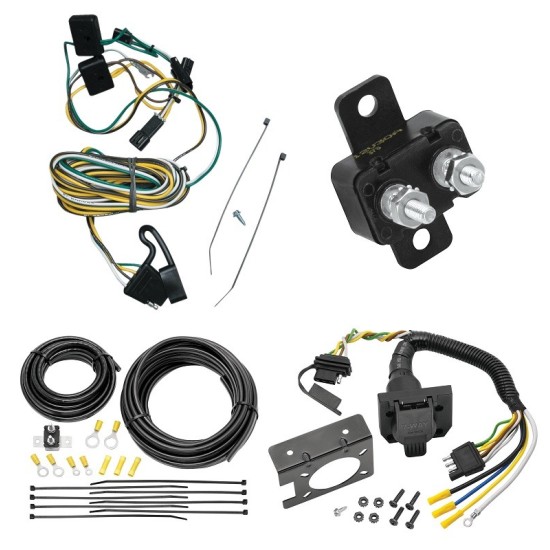 Trailer Hitch 7 Way RV Wiring Kit For 87-95 Chevy GMC G10 G20 G30 G1500 G2500 G3500 Van Plug Prong Pin Brake Control Ready