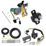 Trailer Hitch 7 Way RV Wiring Kit For 92-94 Ford E-150 250 350 Econoline 01-03 Escape Tribute Plug Prong Pin Brake Control Ready