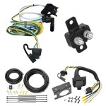 Trailer Hitch 7 Way RV Wiring Kit For 00-03 Ford Ranger 95-02 Van 97-03 F-150 Expedition 01-03 Explorer Lincoln Navigator Plug Prong Pin Brake Control Ready