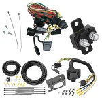 Trailer Hitch 7 Way RV Wiring Kit For 98-02 Honda Passport 98-04 Isuzu Rodeo 98-00 Amigo Plug Prong Pin Brake Control Ready