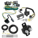 Trailer Hitch 7 Way RV Wiring Kit For 00-03 Ford Taurus Mercury Sable Sedan Plug Prong Pin Brake Control Ready