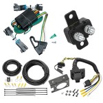 Trailer Hitch 7 Way RV Wiring Kit For 00-02 Chevy Express GMC Savana 1500 2500 3500 Plug Prong Pin Brake Control Ready