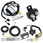 Trailer Hitch 7 Way RV Wiring Kit For 01-02 Toyota Tundra Plug Prong Pin Brake Control Ready