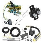 Trailer Hitch 7 Way RV Wiring Kit For 01-05 Pontiac Aztek 02-07 Buick Rendezvous Plug Prong Pin Brake Control Ready