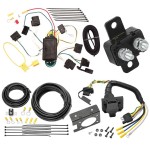 Trailer Hitch 7 Way RV Wiring Kit For 04-07 Ford Freestar Mercury Monterey Plug Prong Pin Brake Control Ready