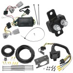 Trailer Hitch 7 Way RV Wiring Kit For 05-06 Jeep Grand Cherokee Plug Prong Pin Brake Control Ready