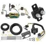 Trailer Hitch 7 Way RV Wiring Kit For 05-07 Ford Five Hundred Freestyle Plug Prong Pin Brake Control Ready