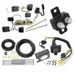 Trailer Hitch 7 Way RV Wiring Kit For 05-09 Chevy Uplander 05-07 Buick Terraza Saturn Relay 05-09 Pontiac Montana Plug Prong Pin Brake Control Ready