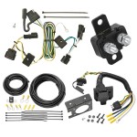 Trailer Hitch 7 Way RV Wiring Kit For 05-10 Chevy Cobalt 4 Door Inc. SS Sport 05-06 Pontiac Pursuit Plug Prong Pin Brake Control Ready