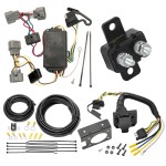 Trailer Hitch 7 Way RV Wiring Kit For 06-08 Honda Ridgeline Plug Prong Pin Brake Control Ready