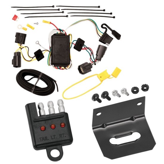 Trailer Wiring and Bracket w/ Light Tester For 05-08 Dodge Magnum Plug & Play 4-Flat Harness