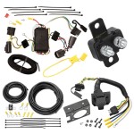 Trailer Hitch 7 Way RV Wiring Kit For 05-08 Dodge Magnum Plug Prong Pin Brake Control Ready