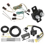 Trailer Hitch 7 Way RV Wiring Kit For 05-07 Chrysler 300 06-10 Dodge Charger 08-14 Challenger Plug Prong Pin Brake Control Ready